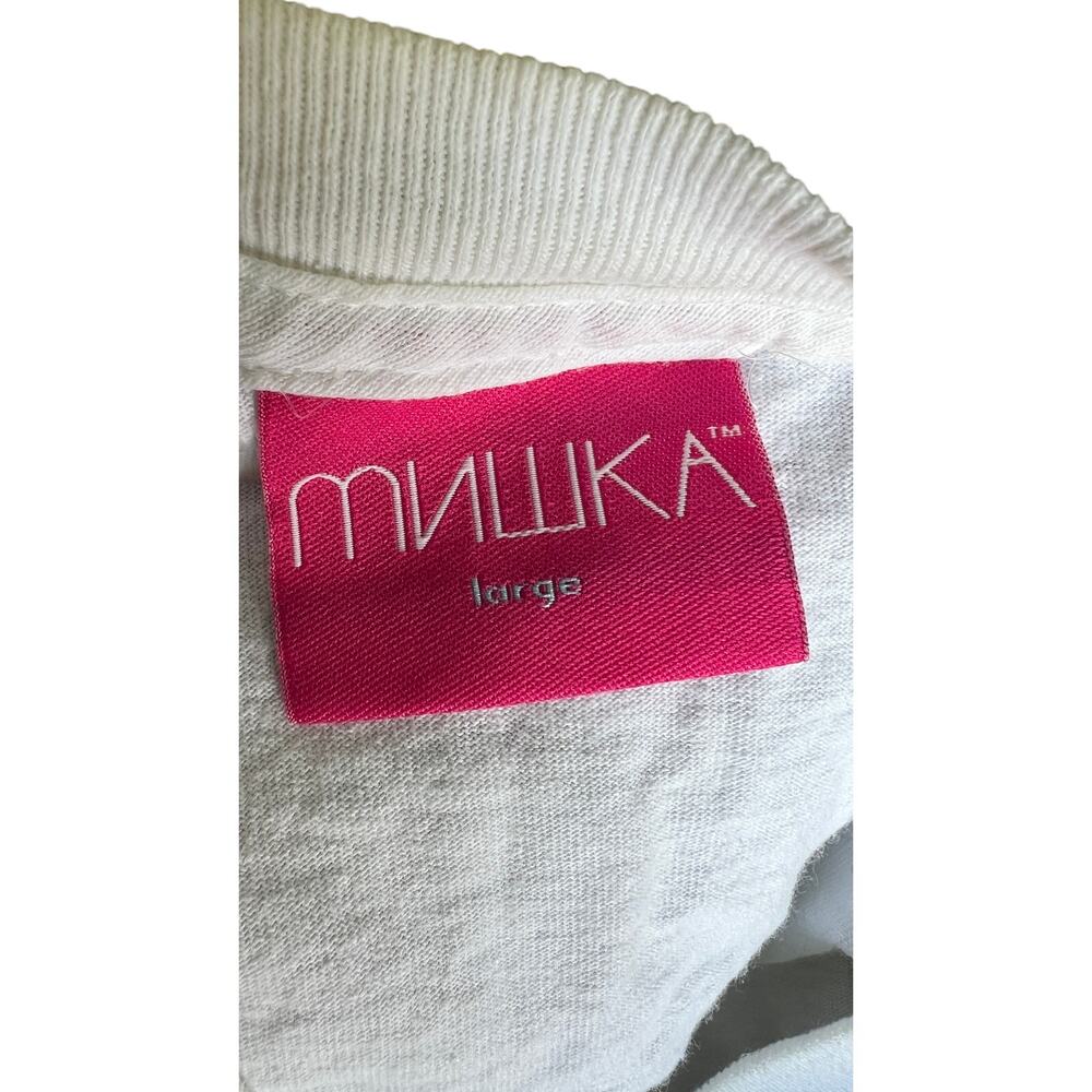 🔥Mishka L Off-White Graphic Tee Beautiful Decay Cotton Streetwear Y2K SkaterArt - Picture 4 of 4